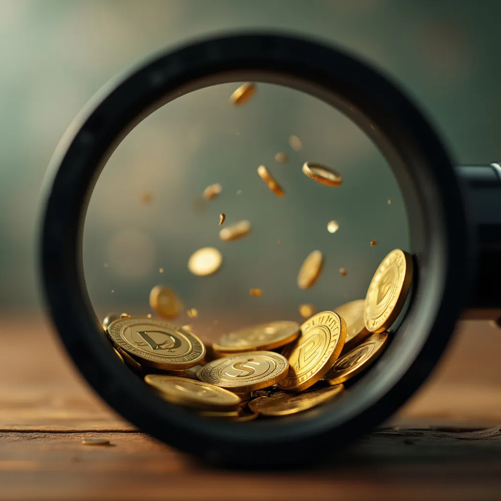 Alcancia con monedas