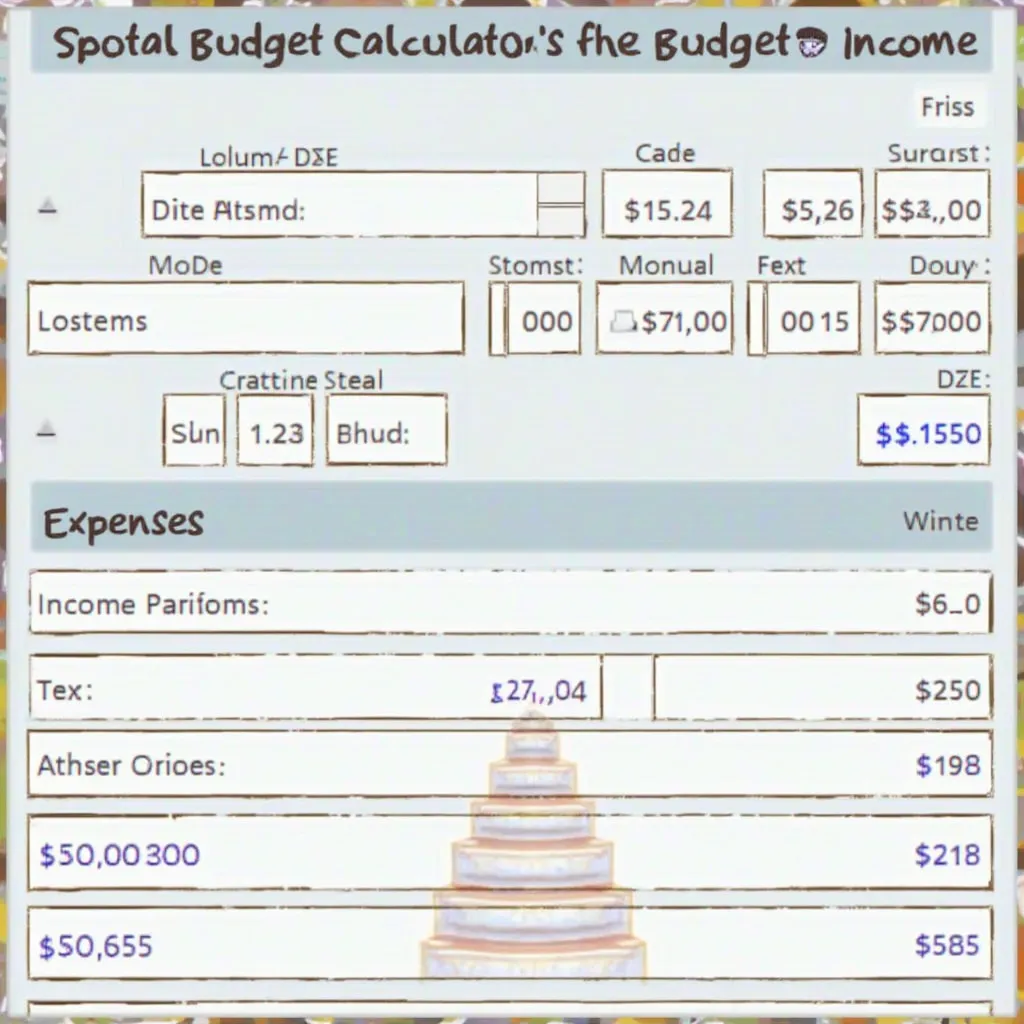Calculadora de presupuesto interactiva